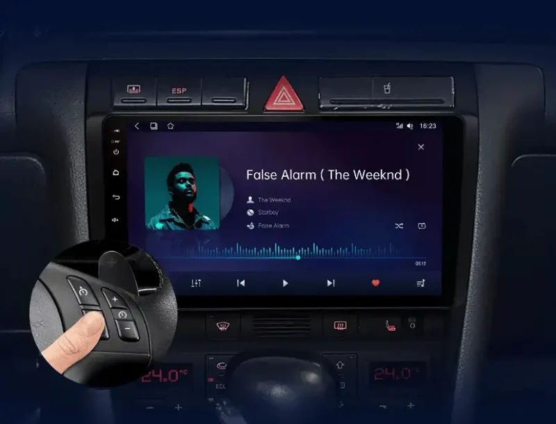 Radio Android do Audi A6 C5 (1997-2004) CarPlay Android Auto 4G WiFi GPS DSP