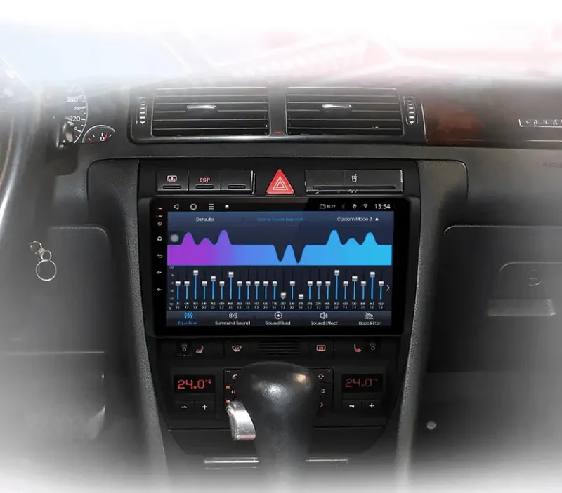 Radio Android do Audi A6 C5 (1997-2004) CarPlay Android Auto 4G WiFi GPS DSP