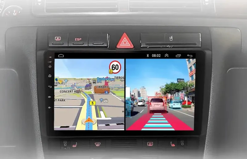 Radio Android do Audi A6 C5 (1997-2004) CarPlay Android Auto 4G WiFi GPS DSP