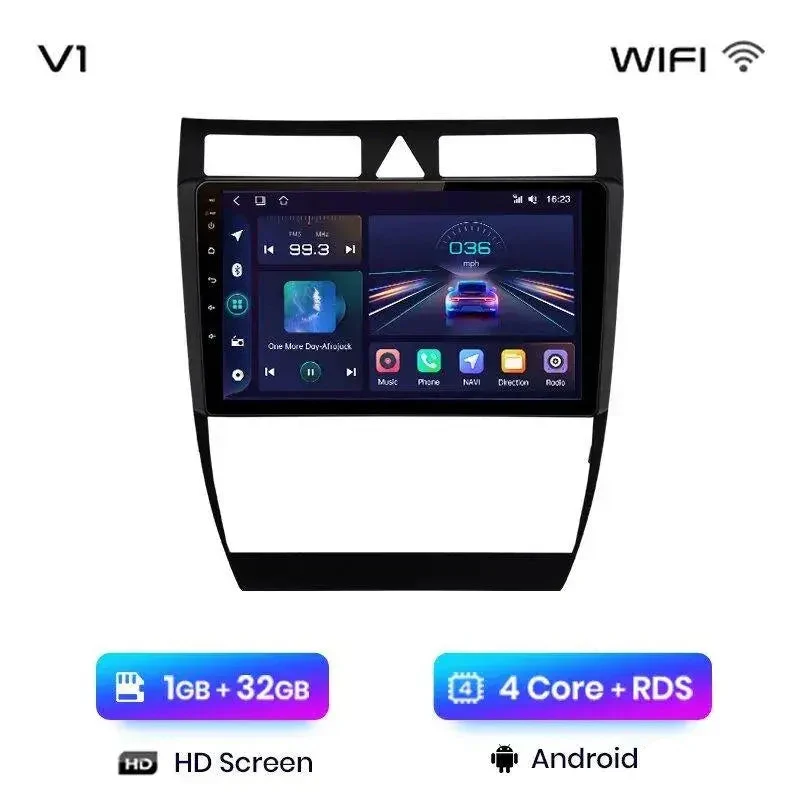Radio Android do Audi A6 C5 (1997-2004) CarPlay Android Auto 4G WiFi GPS DSP