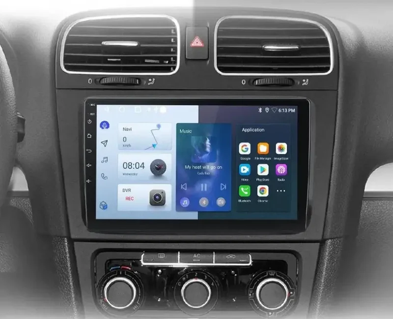 Radio Android do Volkswagen VW Golf VI (2008-2016) CarPlay Android Auto 4G WiFi GPS DSP