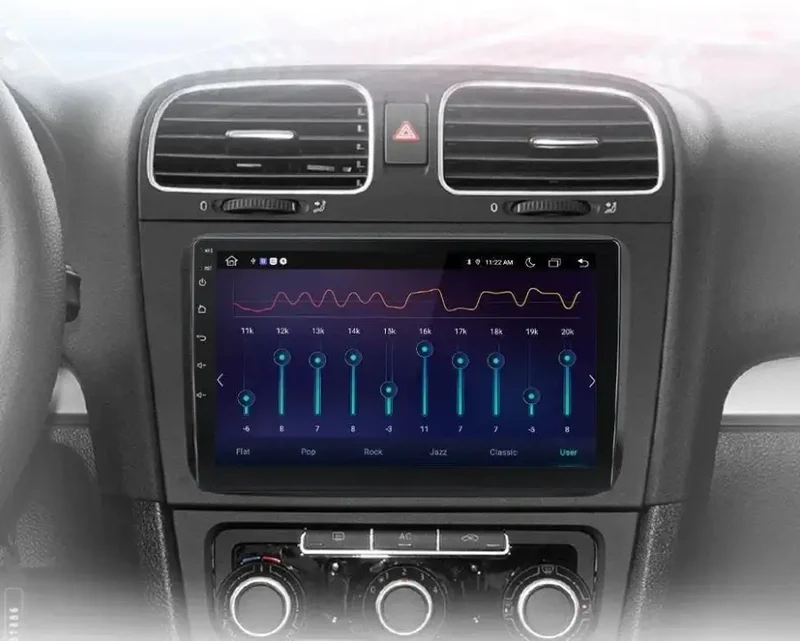 Radio Android do Volkswagen VW Golf VI (2008-2016) CarPlay Android Auto 4G WiFi GPS DSP