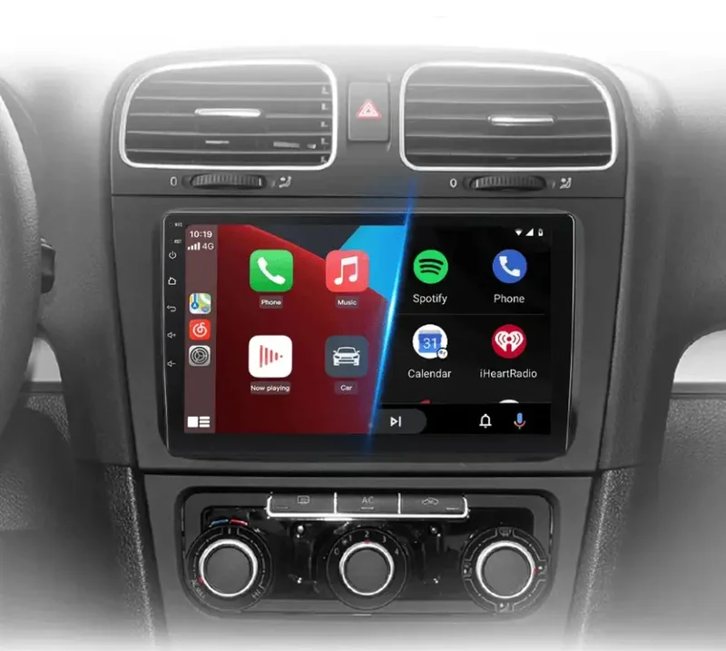 Radio Android do Volkswagen VW Golf VI (2008-2016) CarPlay Android Auto 4G WiFi GPS DSP