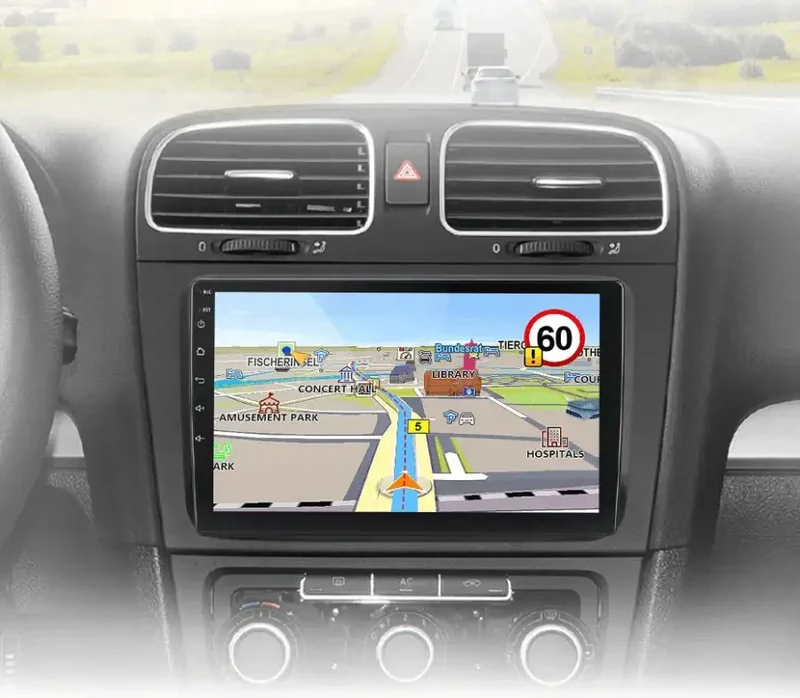 Radio Android do Volkswagen VW Golf VI (2008-2016) CarPlay Android Auto 4G WiFi GPS DSP