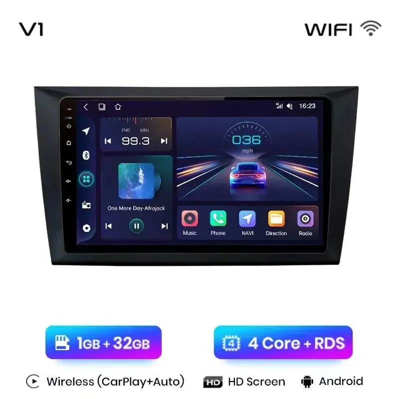 Radio Android do Volkswagen VW Golf VI (2008-2016) CarPlay Android Auto 4G WiFi GPS DSP