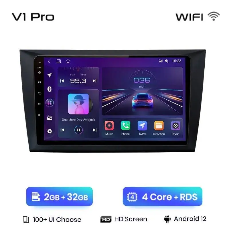 Radio Android do Volkswagen VW Golf VI (2008-2016) CarPlay Android Auto 4G WiFi GPS DSP