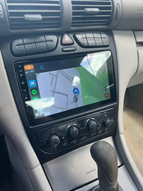 Radio Android do Mercedes-Benz C CLK W203 S203 W209 A209 (2000-2011) CarPlay Android Auto 4G WiFi GPS DSP