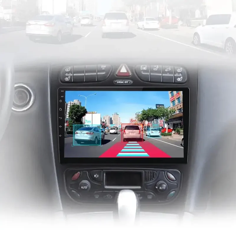 Radio Android do Mercedes-Benz C CLK W203 S203 W209 A209 (2000-2011) CarPlay Android Auto 4G WiFi GPS DSP