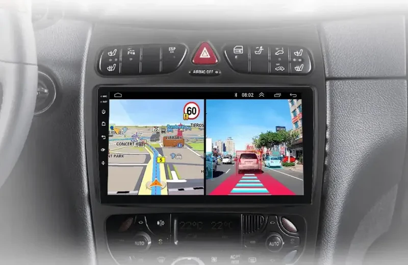 Radio Android do Mercedes-Benz C CLK W203 S203 W209 A209 (2000-2011) CarPlay Android Auto 4G WiFi GPS DSP