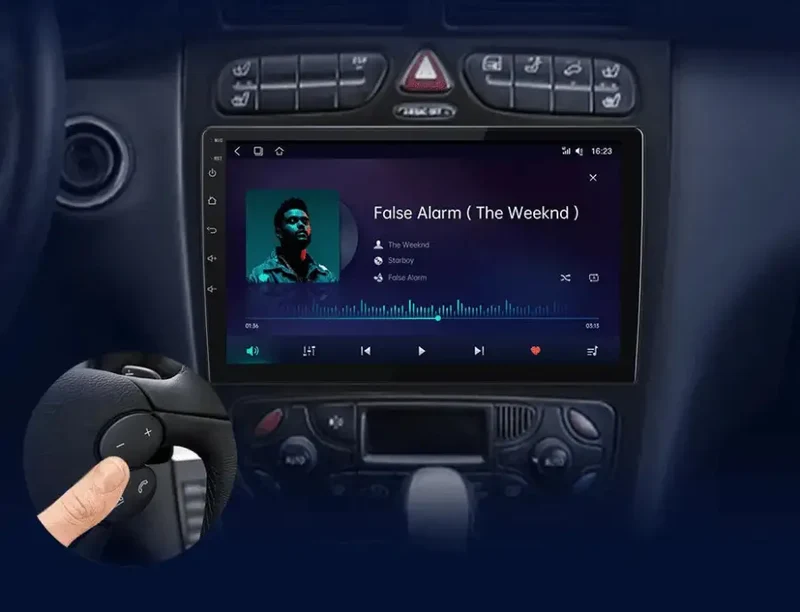 Radio Android do Mercedes-Benz C CLK W203 S203 W209 A209 (2000-2011) CarPlay Android Auto 4G WiFi GPS DSP