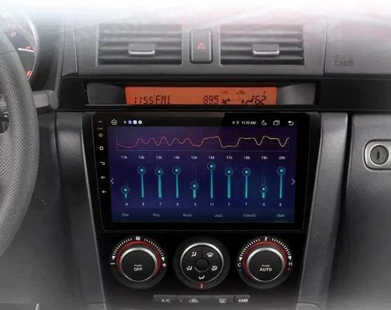 Radio Android do Mazda 3 BK (2004-2013) CarPlay Android Auto 4G WiFi GPS DSP