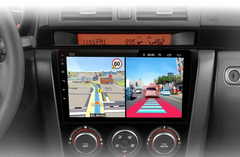 Radio Android do Mazda 3 BK (2004-2013) CarPlay Android Auto 4G WiFi GPS DSP