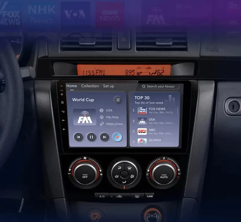 Radio Android do Mazda 3 BK (2004-2013) CarPlay Android Auto 4G WiFi GPS DSP