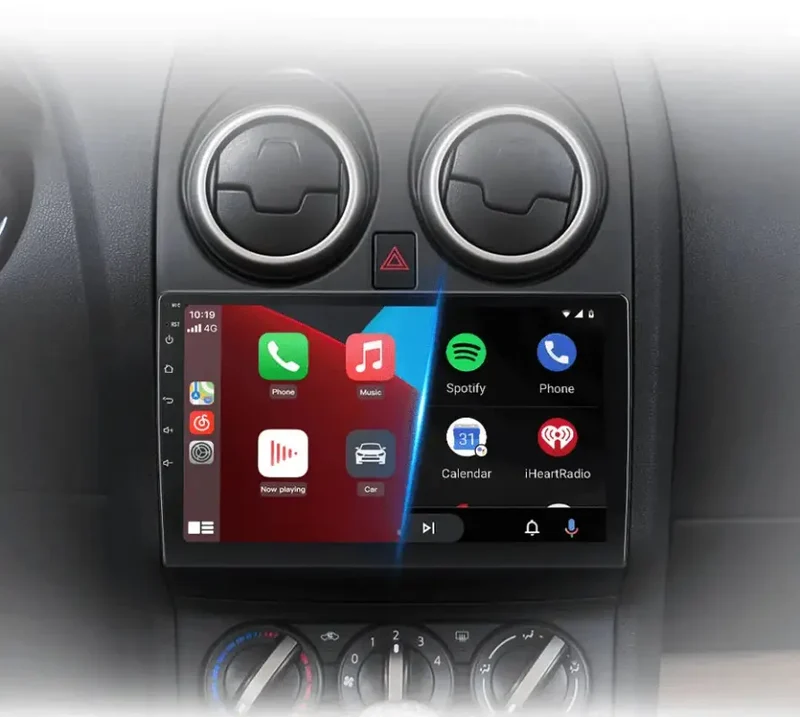Radio Android do Nissan Qashqai J10 (2006-2013) CarPlay Android Auto 4G WiFi GPS DSP