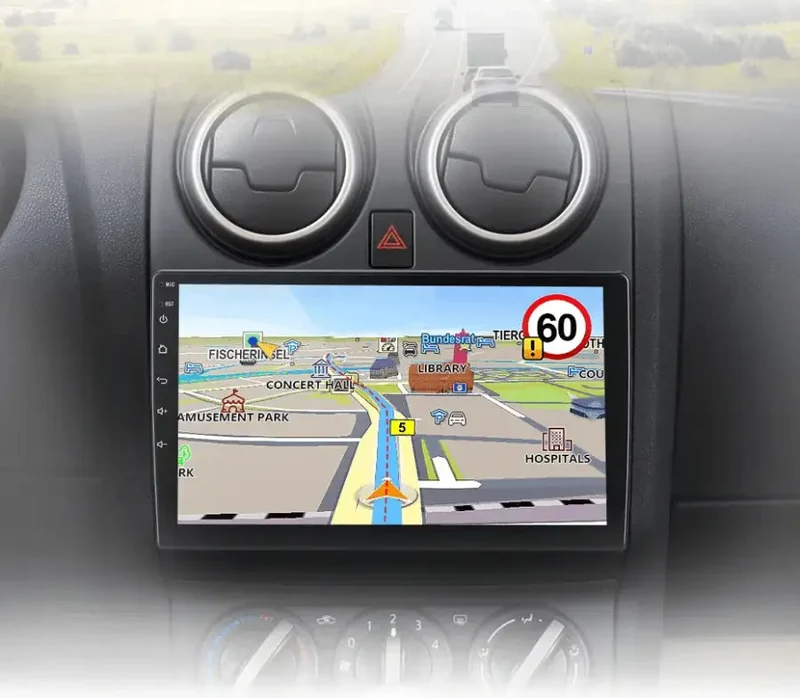 Radio Android do Nissan Qashqai J10 (2006-2013) CarPlay Android Auto 4G WiFi GPS DSP