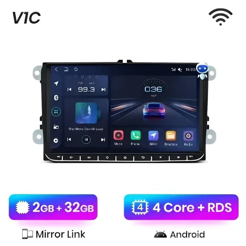 Radio Android do Volkswagen VW Passat B6 Passat B7 CC Tiguan Touran Golf Polo Multimedialne CarPlay Android Auto 4G WiFi GPS DSP