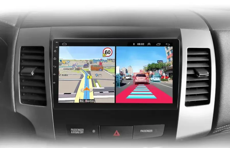 Radio Android do Mitsubishi Outlander XL II Citroen C-Crosser 2007-2012 (2005-2011) CarPlay Android Auto 4G WiFi GPS DSP