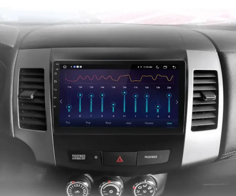 Radio Android do Mitsubishi Outlander XL II Citroen C-Crosser 2007-2012 (2005-2011) CarPlay Android Auto 4G WiFi GPS DSP