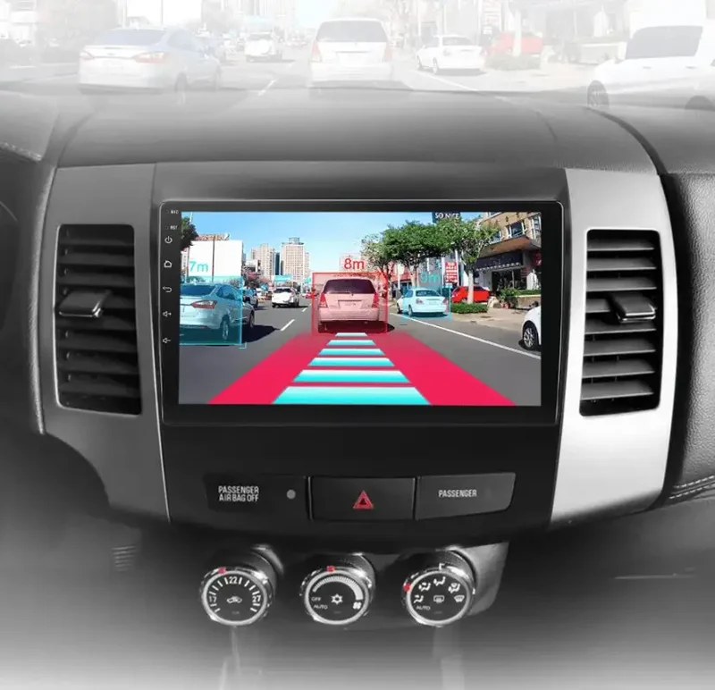 Radio Android do Mitsubishi Outlander XL II Citroen C-Crosser 2007-2012 (2005-2011) CarPlay Android Auto 4G WiFi GPS DSP