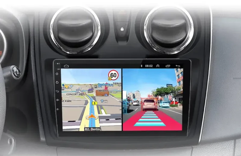 Radio Android do Renault Logan II Sandero (2014-2019) CarPlay Android Auto 4G WiFi GPS DSP