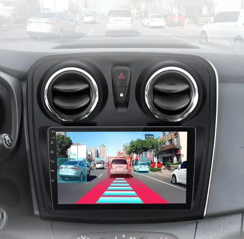Radio Android do Renault Logan II Sandero (2014-2019) CarPlay Android Auto 4G WiFi GPS DSP