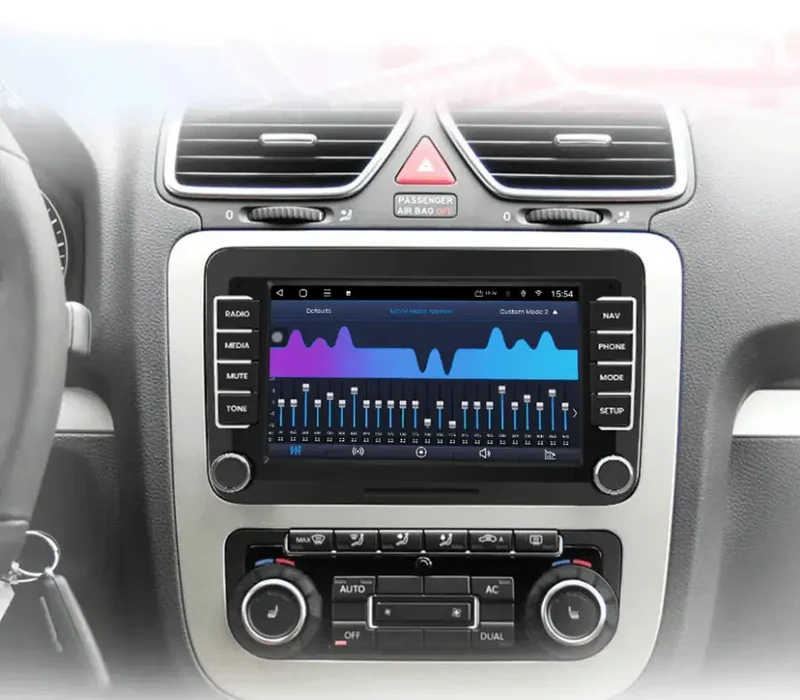 Radio Android do Volkswagen VW Leon Passat B6 Passat B7 Tiguan Touran Golf Polo CarPlay Android Auto 4G WiFi GPS DSP