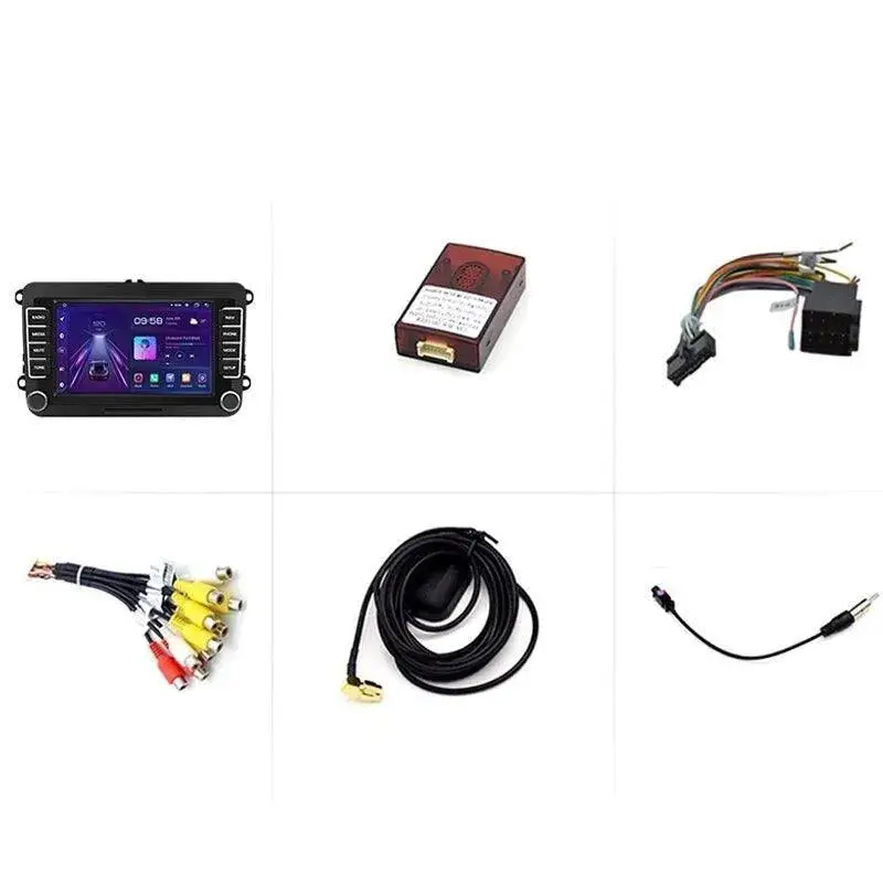 Radio Android do Volkswagen VW Leon Passat B6 Passat B7 Tiguan Touran Golf Polo CarPlay Android Auto 4G WiFi GPS DSP