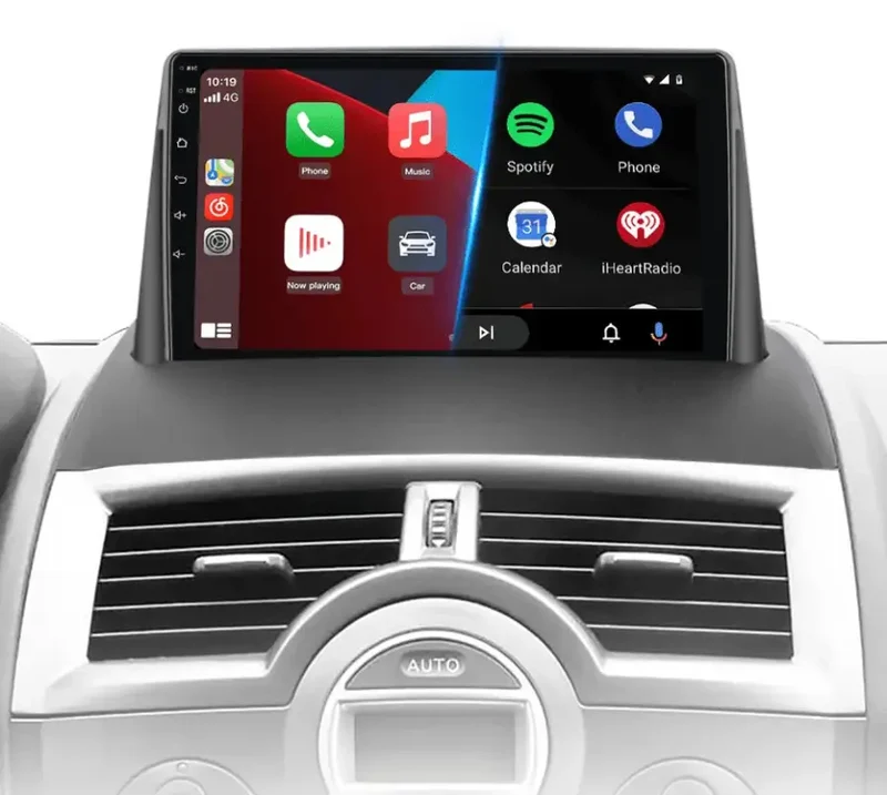 Radio Android do Renault Megane II (2002-2009) CarPlay Android Auto 4G WiFi GPS DSP