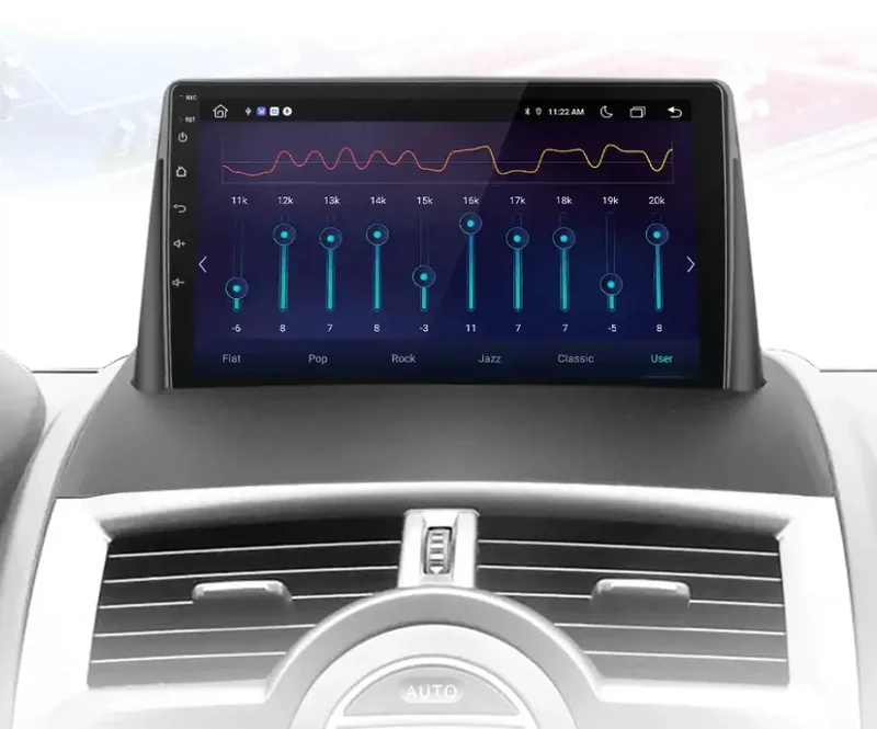 Radio Android do Renault Megane II (2002-2009) CarPlay Android Auto 4G WiFi GPS DSP