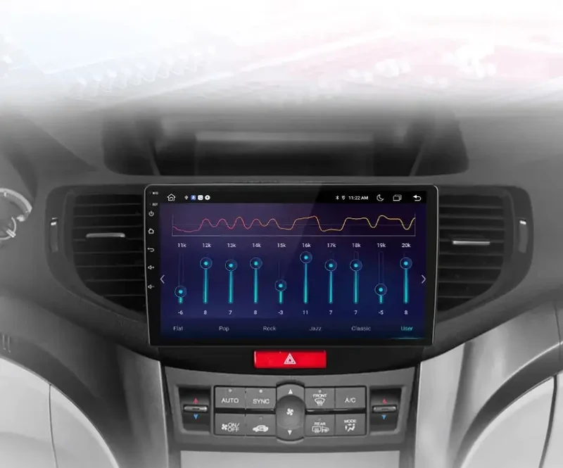Radio Android do Honda Accord VIII (2008-2012) CarPlay Android Auto 4G WiFi GPS DSP