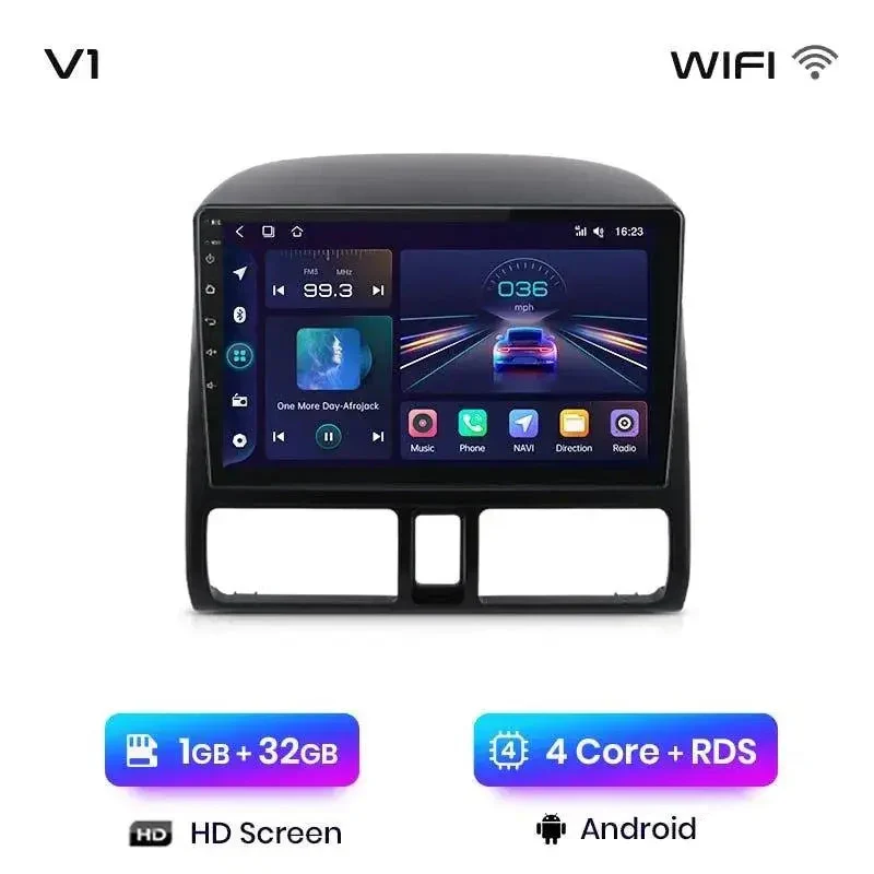 Radio Android do Honda CR-V II (2001-2006) CarPlay Android Auto 4G WiFi GPS DSP