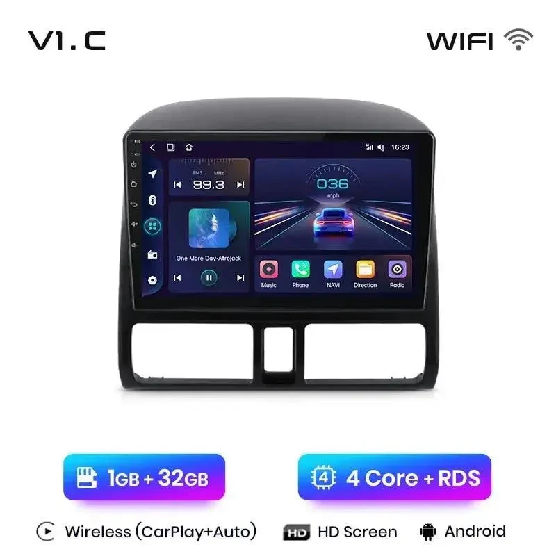 Radio Android do Honda CR-V II (2001-2006) CarPlay Android Auto 4G WiFi GPS DSP