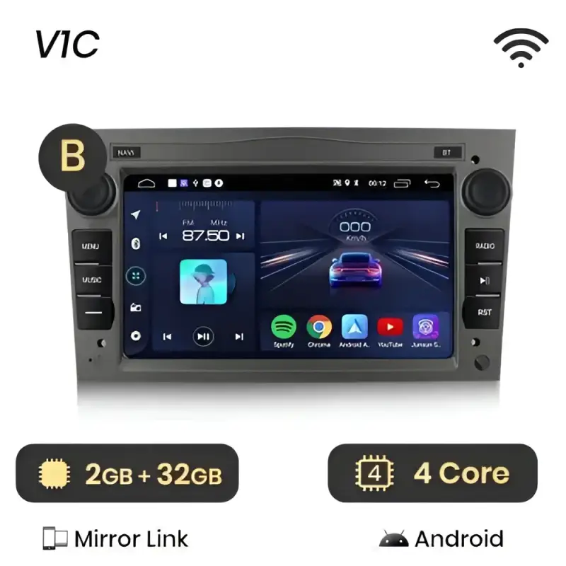 Radio Android do Opel Astra H Vectra C Antara Zafira Corsa C Corsa D Vivaro Meriva CarPlay Android Auto 4G WiFi GPS DSP