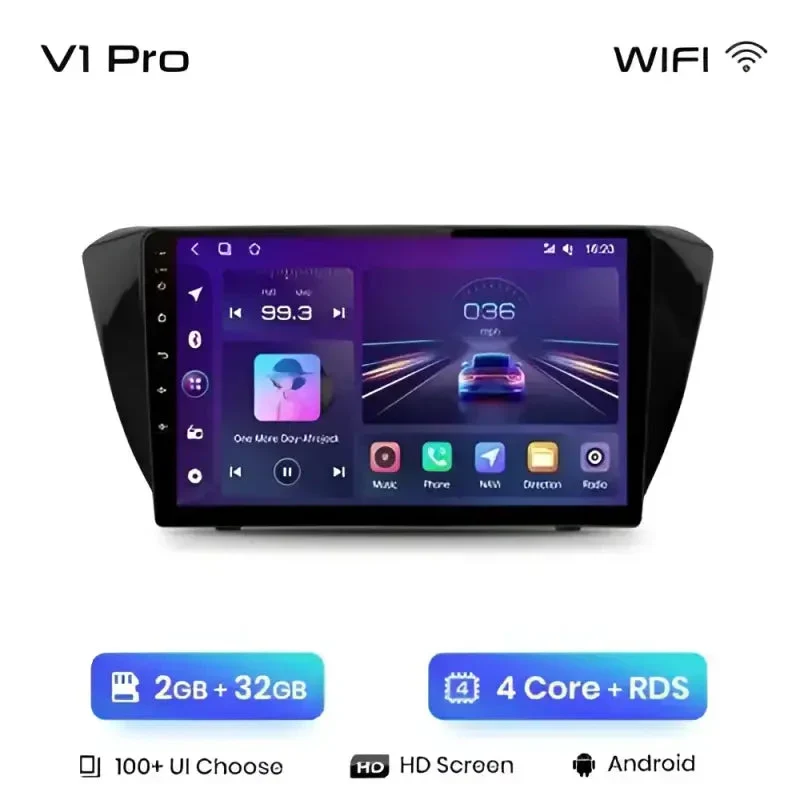 Radio Android do Skoda Superb III (2015-2019) CarPlay Android Auto 4G WiFi GPS DSP