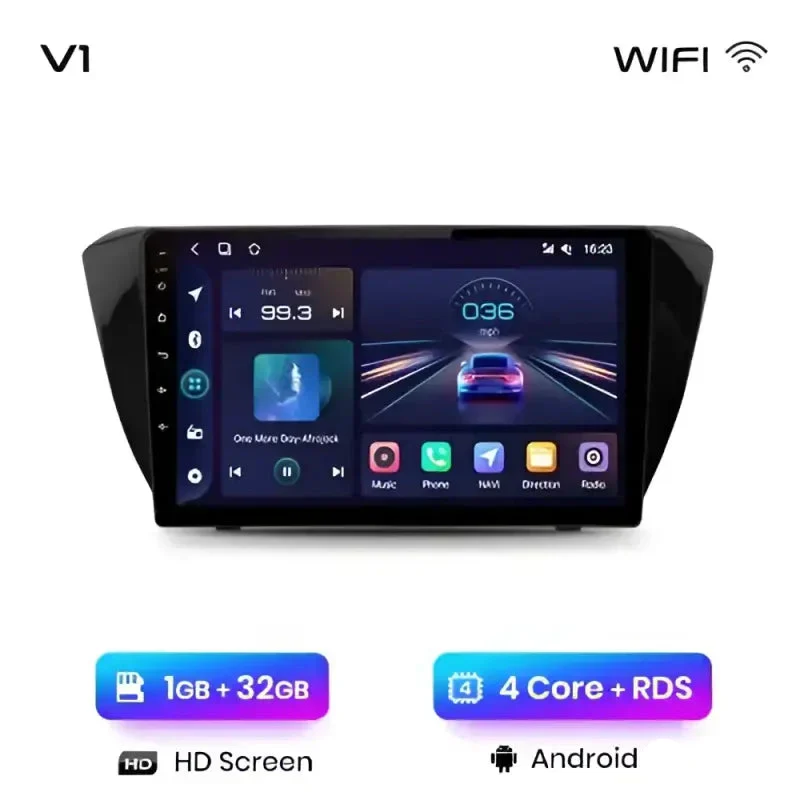 Radio Android do Skoda Superb III (2015-2019) CarPlay Android Auto 4G WiFi GPS DSP