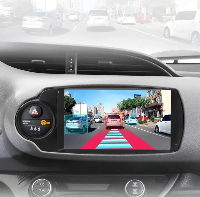 Radio Android do Toyota Yaris (2012-2017) CarPlay Android Auto 4G WiFi GPS DSP