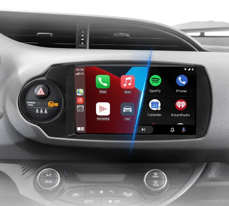 Radio Android do Toyota Yaris (2012-2017) CarPlay Android Auto 4G WiFi GPS DSP