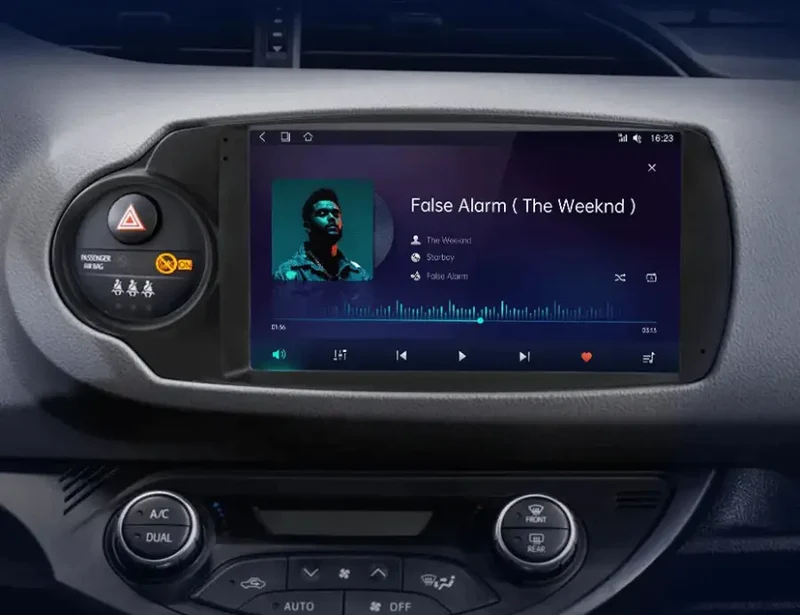 Radio Android do Toyota Yaris (2012-2017) CarPlay Android Auto 4G WiFi GPS DSP
