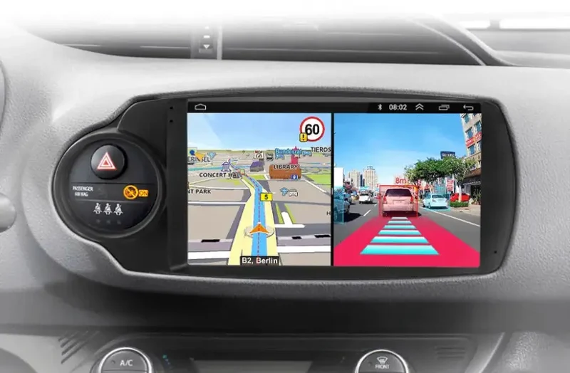 Radio Android do Toyota Yaris (2012-2017) CarPlay Android Auto 4G WiFi GPS DSP