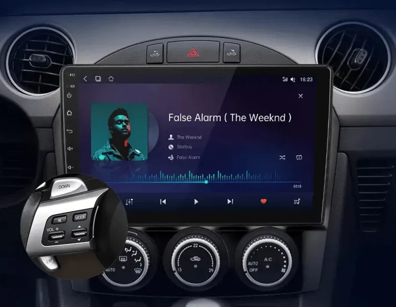 Radio Android do Mazda MX-5 (2008-2015) CarPlay Android Auto 4G WiFi GPS DSP