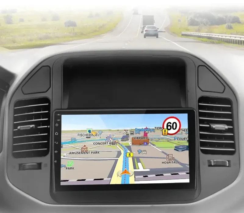 Radio Android do Mitsubishi Pajero V60 V68 V73 (1999-2006) CarPlay Android Auto 4G WiFi GPS DSP