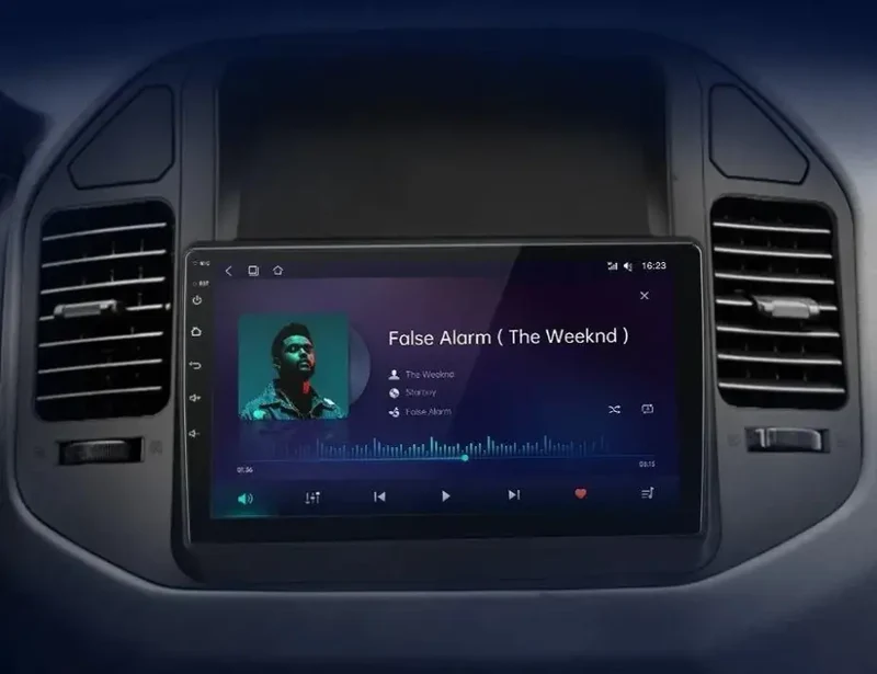 Radio Android do Mitsubishi Pajero V60 V68 V73 (1999-2006) CarPlay Android Auto 4G WiFi GPS DSP