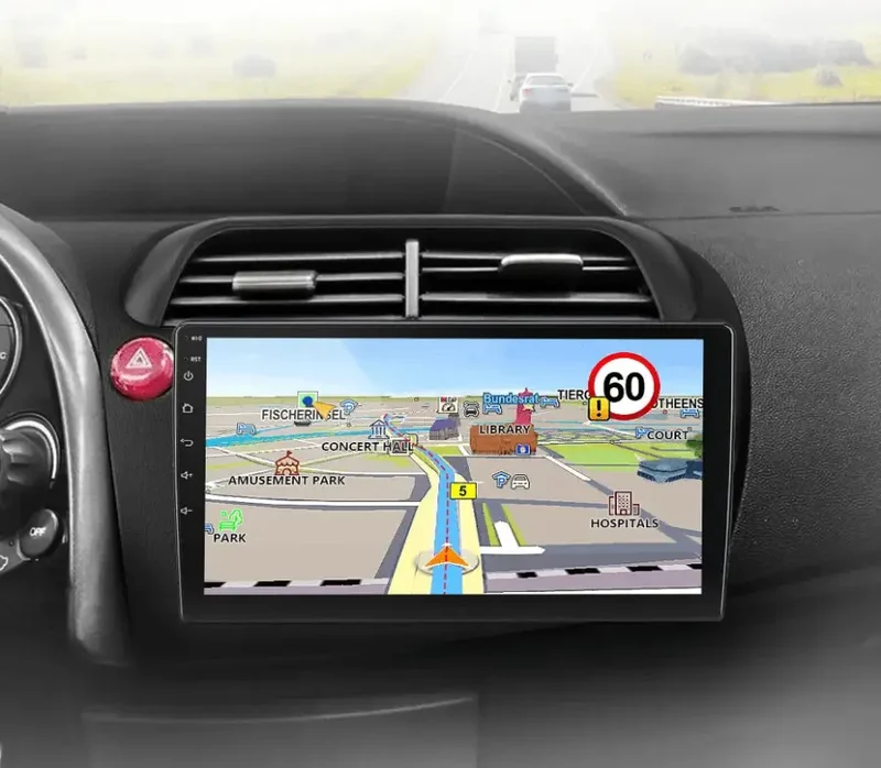 Radio Android do Honda Civic Hatchback (2005-2011) CarPlay Android Auto 4G WiFi GPS DSP