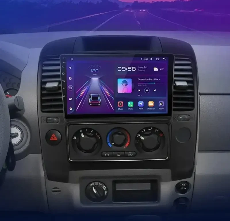 Radio Android do Nissan Navara Multimedialne (2006-2012) CarPlay Android Auto 4G WiFi GPS DSP