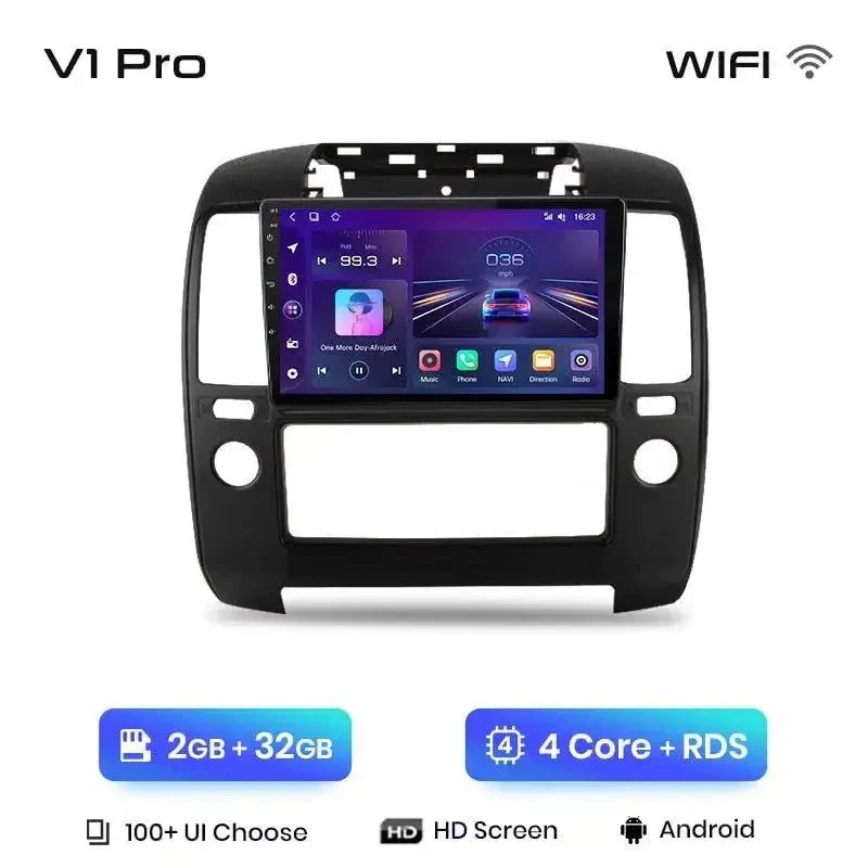 Radio Android do Nissan Navara Multimedialne (2006-2012) CarPlay Android Auto 4G WiFi GPS DSP