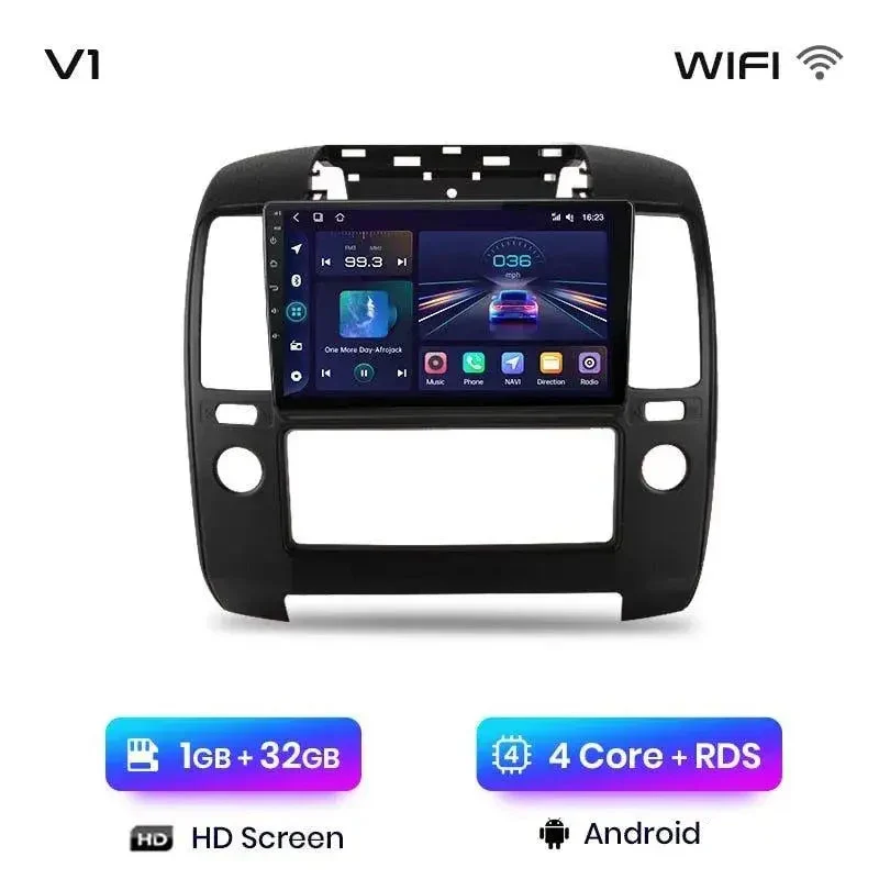 Radio Android do Nissan Navara Multimedialne (2006-2012) CarPlay Android Auto 4G WiFi GPS DSP