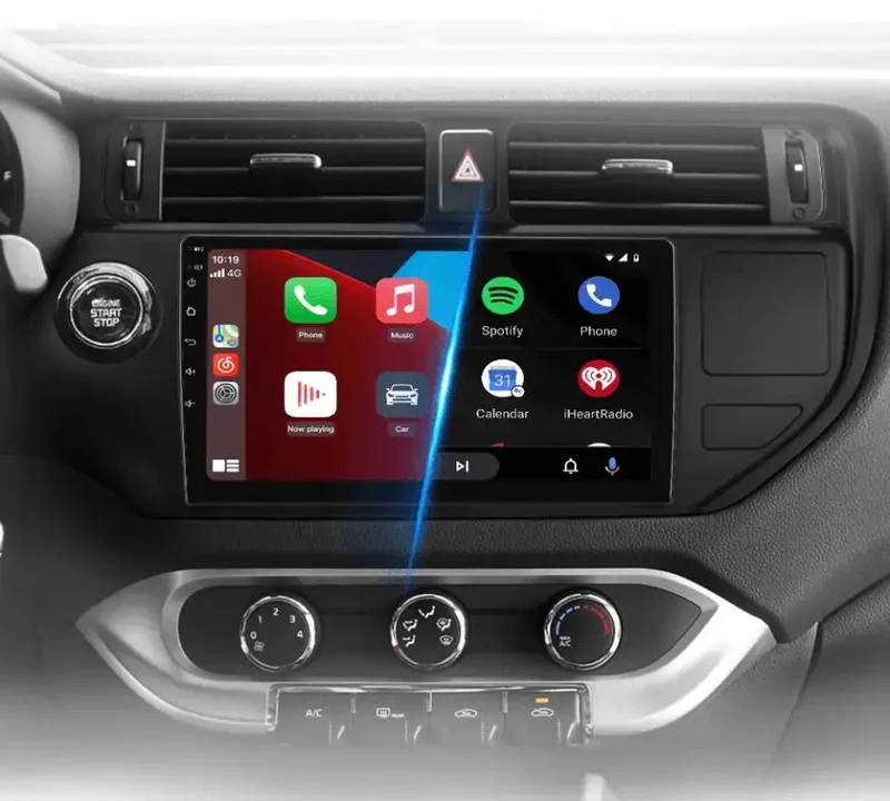 Radio Android do KIA Rio (2011-2015) CarPlay Android Auto 4G WiFi GPS DSP