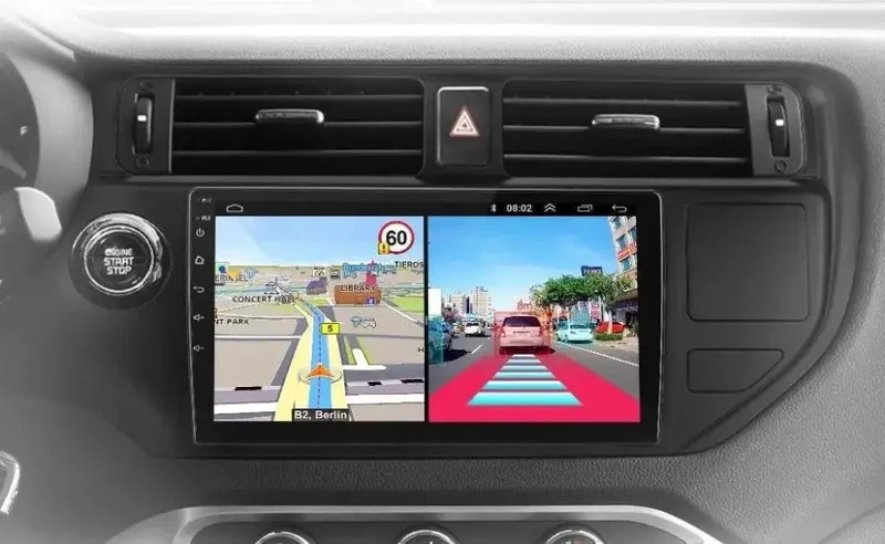 Radio Android do KIA Rio (2011-2015) CarPlay Android Auto 4G WiFi GPS DSP