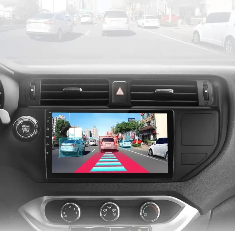 Radio Android do KIA Rio (2011-2015) CarPlay Android Auto 4G WiFi GPS DSP