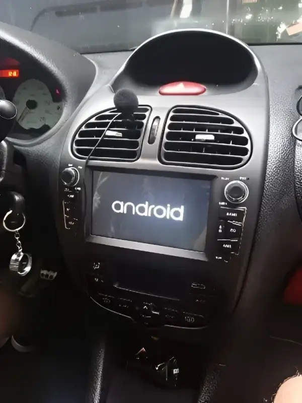 Radio Android do Peugeot 206 206CC 206SW (2001-2016) CarPlay Android Auto 4G WiFi GPS DSP